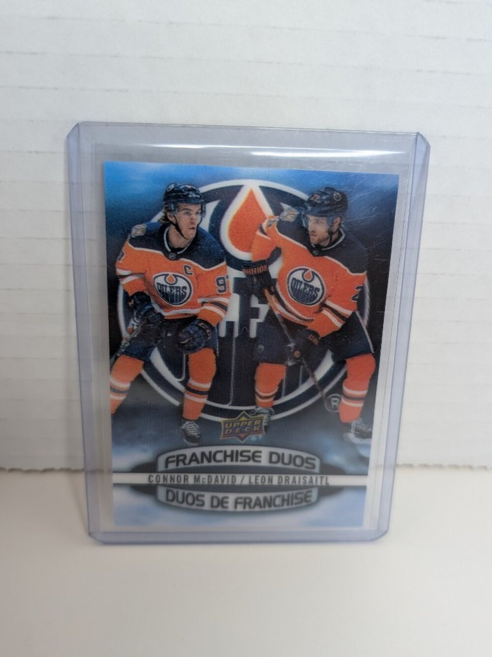 2019-2020 Upper Deck Tim Horton Hockey Card Franchise Duos - D7  McDavid/Draisai